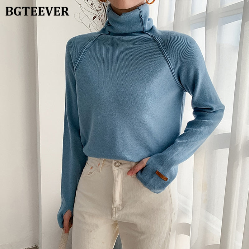 Chunky Collar Turtleneck