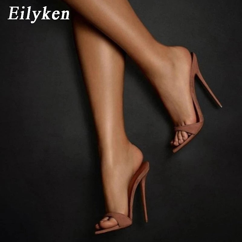 Eilyken Suede Gelato Heels