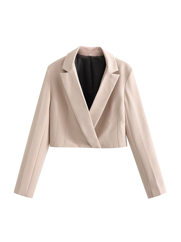 Wilhelm Cropped Blazer and Mini Skirt Set